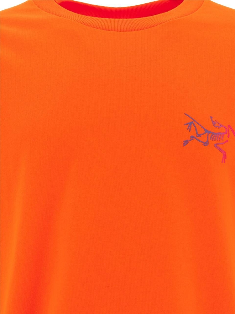 아크테릭스 FW24 T-shirts X000008464KRAGG CTTN SSSOLARIS/MULTI Orange