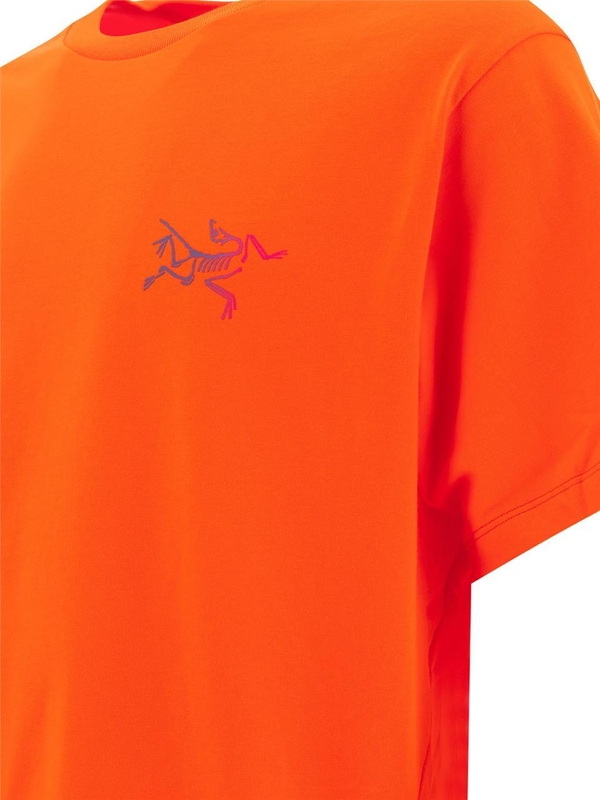 아크테릭스 FW24 T-shirts X000008464KRAGG CTTN SSSOLARIS/MULTI Orange