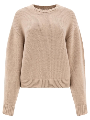 오라리 FW24 Knitwear A24AP05FLTOP BEIGE Beige