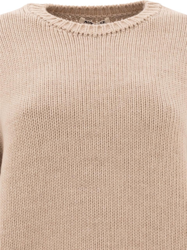 오라리 FW24 Knitwear A24AP05FLTOP BEIGE Beige