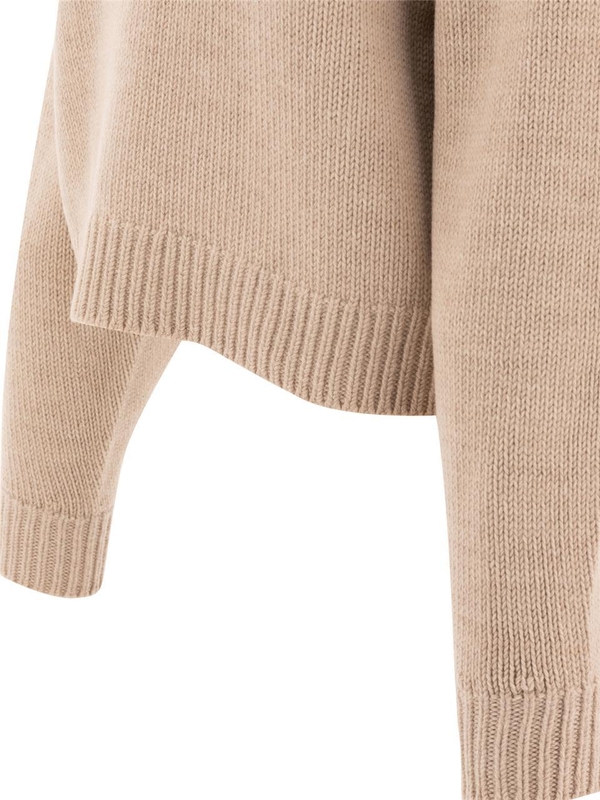 오라리 FW24 Knitwear A24AP05FLTOP BEIGE Beige