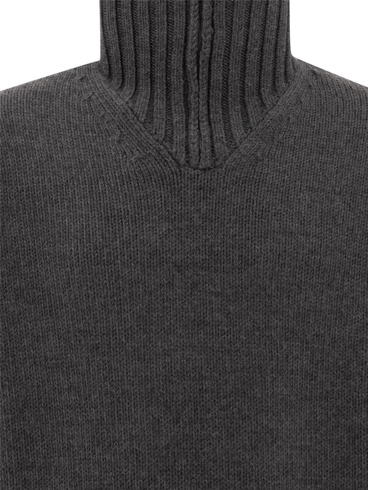 오라리 FW24 Knitwear A24AP02FLTOP CHARCOAL Grey