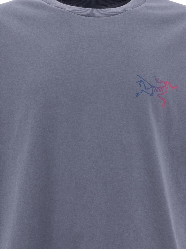 아크테릭스 FW24 T-shirts X000008464KRAGG CTTN SSSTRATUS/MULTI Blue