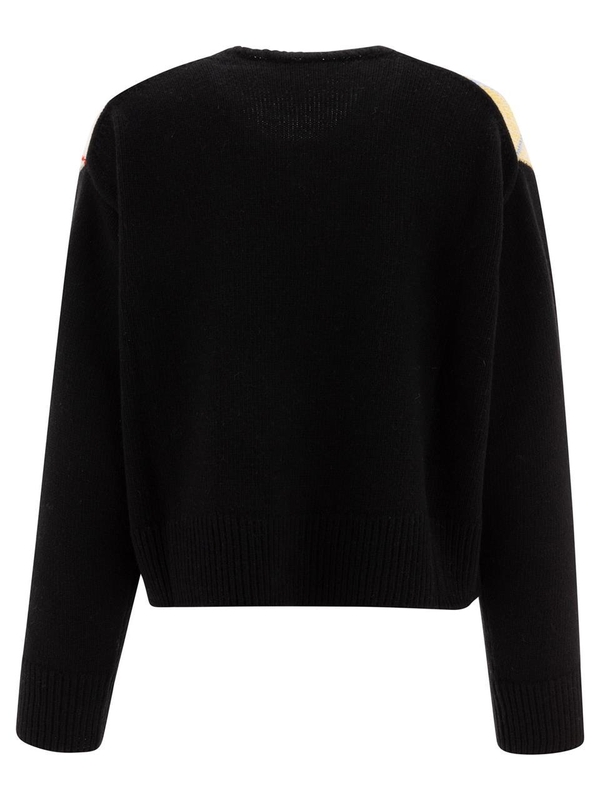 가니 SS25 Knitwear K2379999 Black  