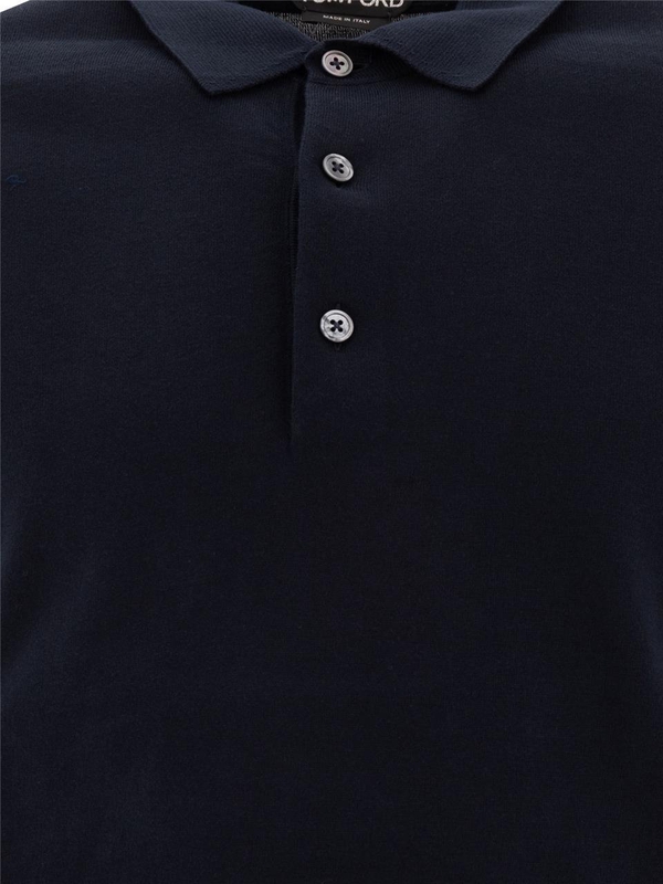 톰 포드 SS25 Polo shirts KPS004YMC024S25HB785 Blue