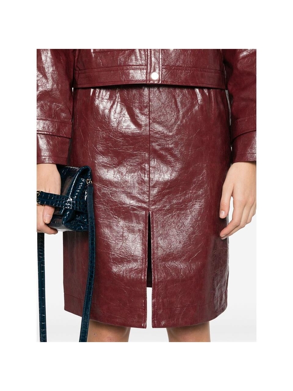 바움운드페르드가르튼 SS25 Leather Skirt Baum Und Pferdgarten 24024  C8206 One Color