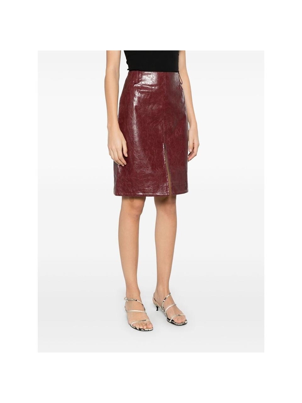 바움운드페르드가르튼 SS25 Leather Skirt Baum Und Pferdgarten 24024  C8206 One Color