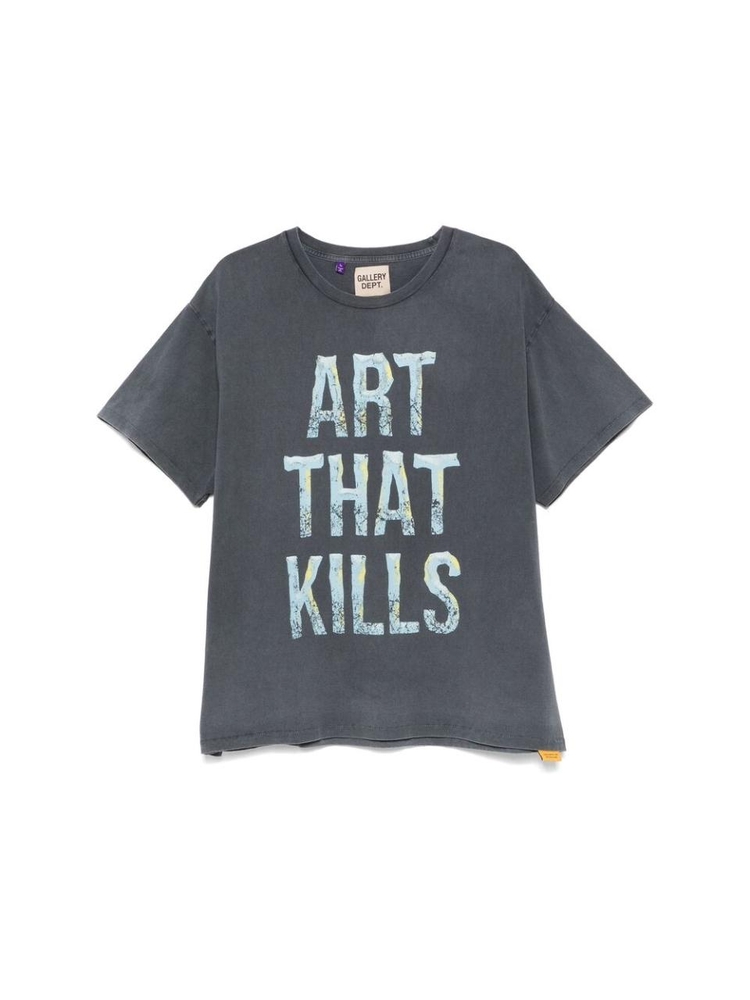 갤러리디파트먼트 SS25 T-shirt Gallery Dept. ATKT-10068  VIBLK GREY