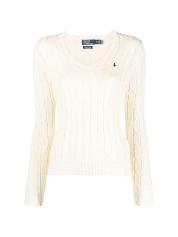 랄프 로렌 SS25 Sweater Ralph Lauren 211891641009  CREAM NEUTRALS