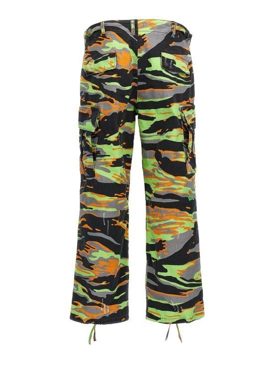 [해외배송] 23SS 이알엘 카고 팬츠 ERL06P003GREENRAVECAMO Multicolour