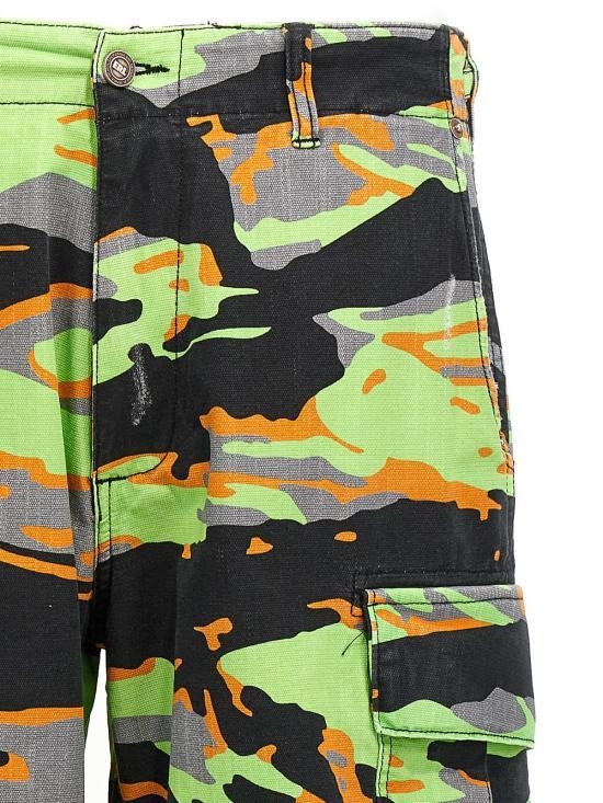 [해외배송] 23SS 이알엘 카고 팬츠 ERL06P003GREENRAVECAMO Multicolour