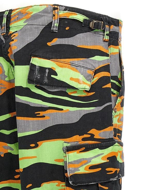 [해외배송] 23SS 이알엘 카고 팬츠 ERL06P003GREENRAVECAMO Multicolour