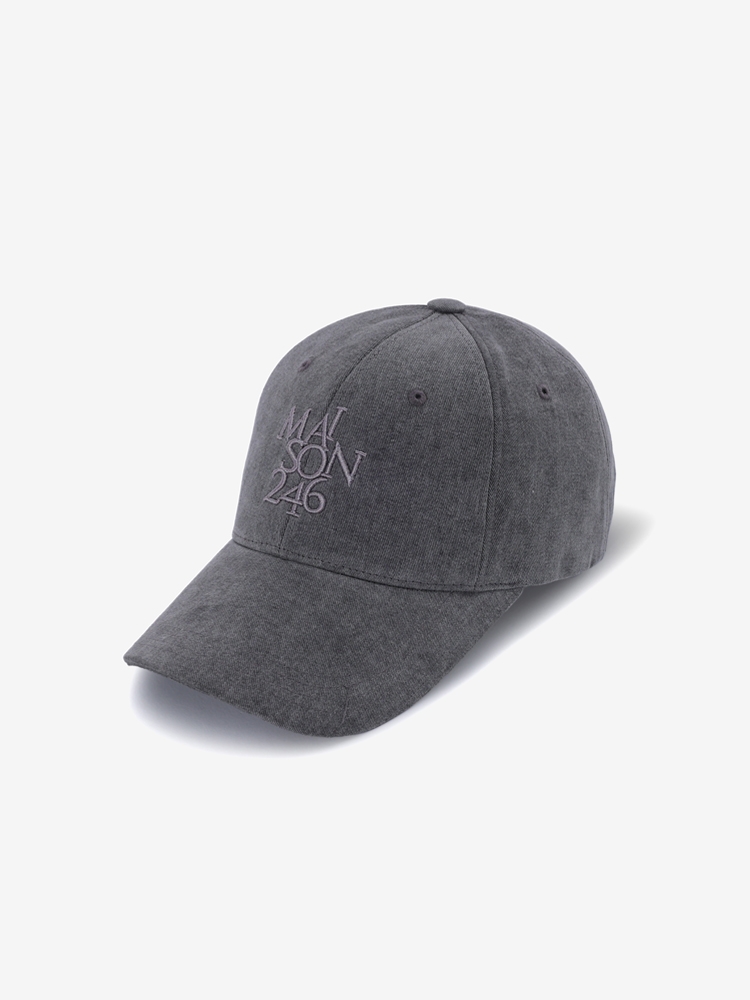 SIGNITURE BIGLOGO OVERFIT BALLCAP CHARCOAL