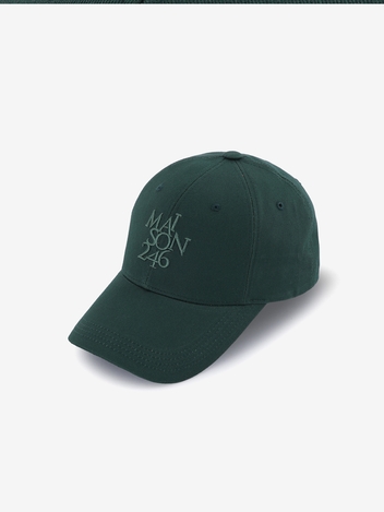 SIGNITURE BIGLOGO OVERFIT BALLCAP GREEN