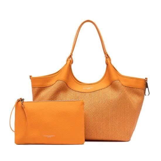 [해외배송] 24SS 지아니 끼아리니 토트백 10370CSTPL Orange