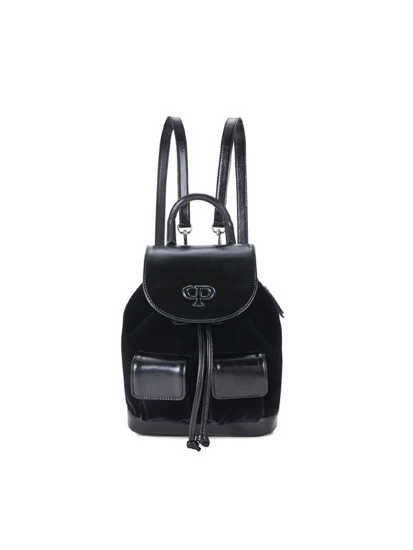 CHRISTINE MINI BACKPACK(BLACK VELVET)