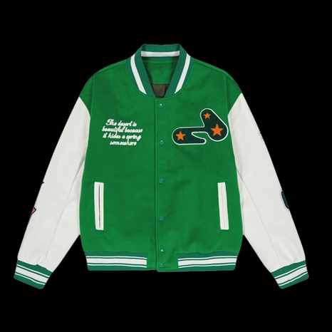 Cactus Varsity Jacket_Green