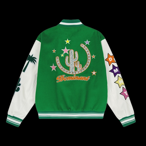 Cactus Varsity Jacket_Green