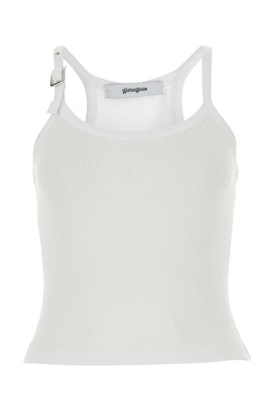 [해외배송] 24SS 기마구아스 민소매 티셔츠 NICA TOP WHITE White