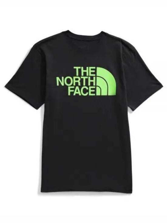 [해외배송] 24SS 노스페이스 반팔 티셔츠 NF0A812MAGS Free TNF Black Safety Green