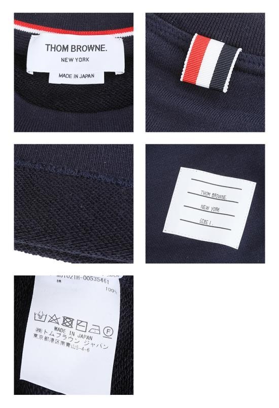 [해외배송] 24FW 톰브라운 긴팔 티셔츠 MJT021H 00535 461 Navy