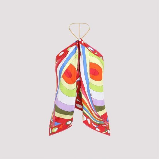 [해외배송] 24FW 에밀리오푸치 반팔 티셔츠 4URM304U871 MULTICOLOUR