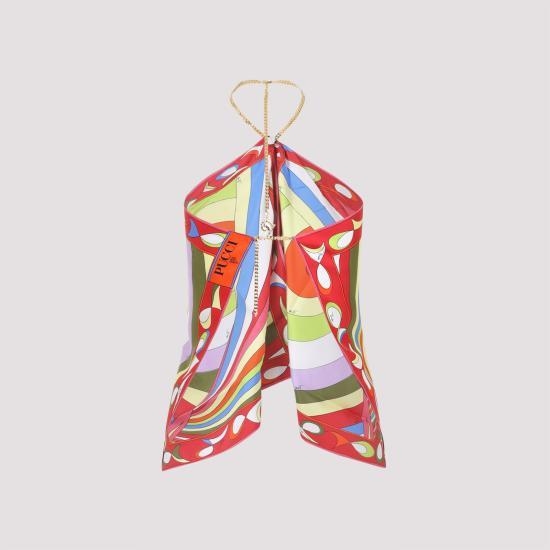 [해외배송] 24FW 에밀리오푸치 반팔 티셔츠 4URM304U871 MULTICOLOUR