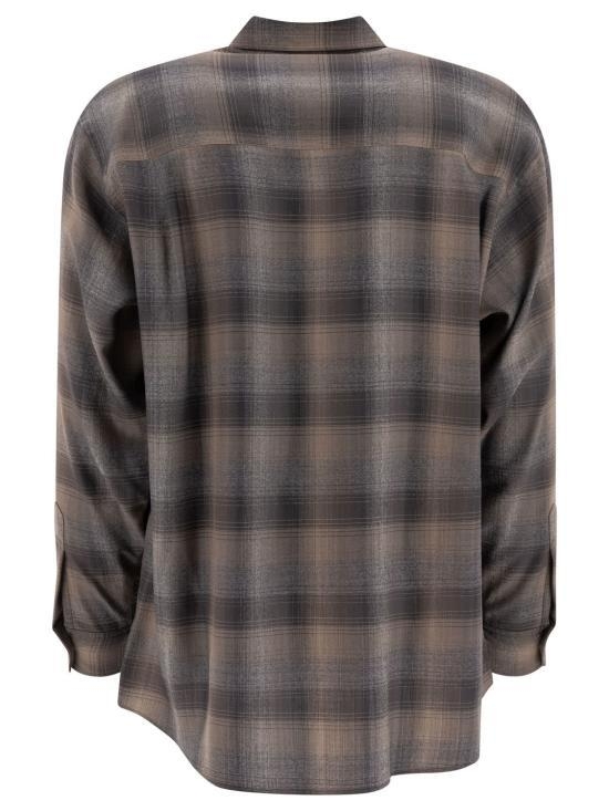 [해외배송] 24FW 오라리 긴팔 셔츠 A24AS01LCCHARCOAL GRAY CHECK Grey