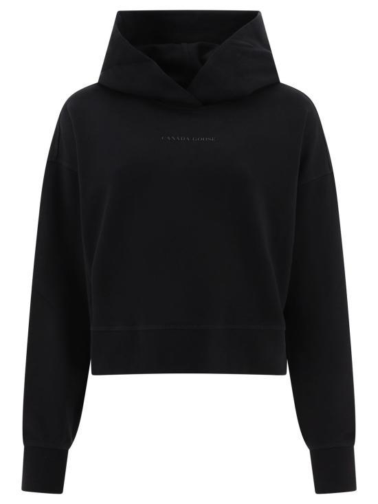 [해외배송] 24FW 캐나다구스 후드 티셔츠 CG MUSKOKA RELAXED HOODY BBCG 7062W 5161 Black