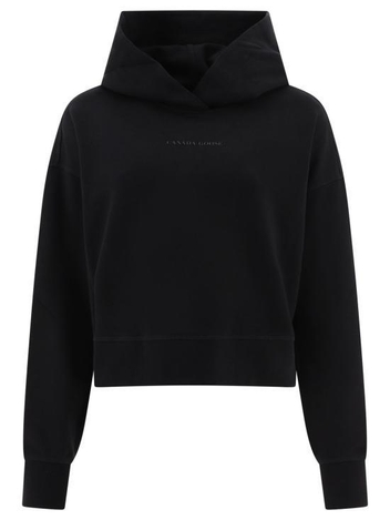 [해외배송] 24FW 캐나다구스 후드 티셔츠 CG MUSKOKA RELAXED HOODY BBCG 7062W 5161 Black