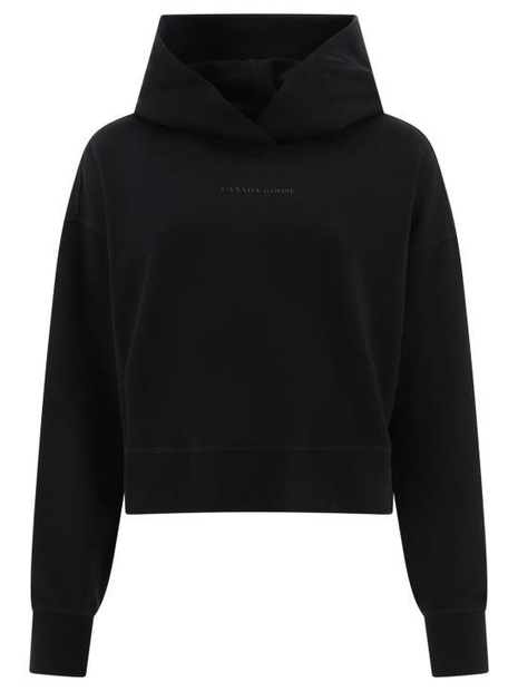 [해외배송] 24FW 캐나다구스 후드 티셔츠 CG MUSKOKA RELAXED HOODY BBCG 7062W 5161 Black