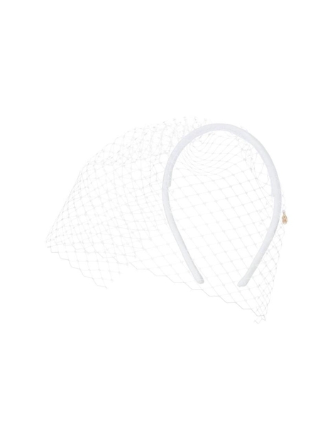 메종미쉘 SS25 Hair Accessory Maison Michel 2333002001 VEIL HEAD WHITE WHITE