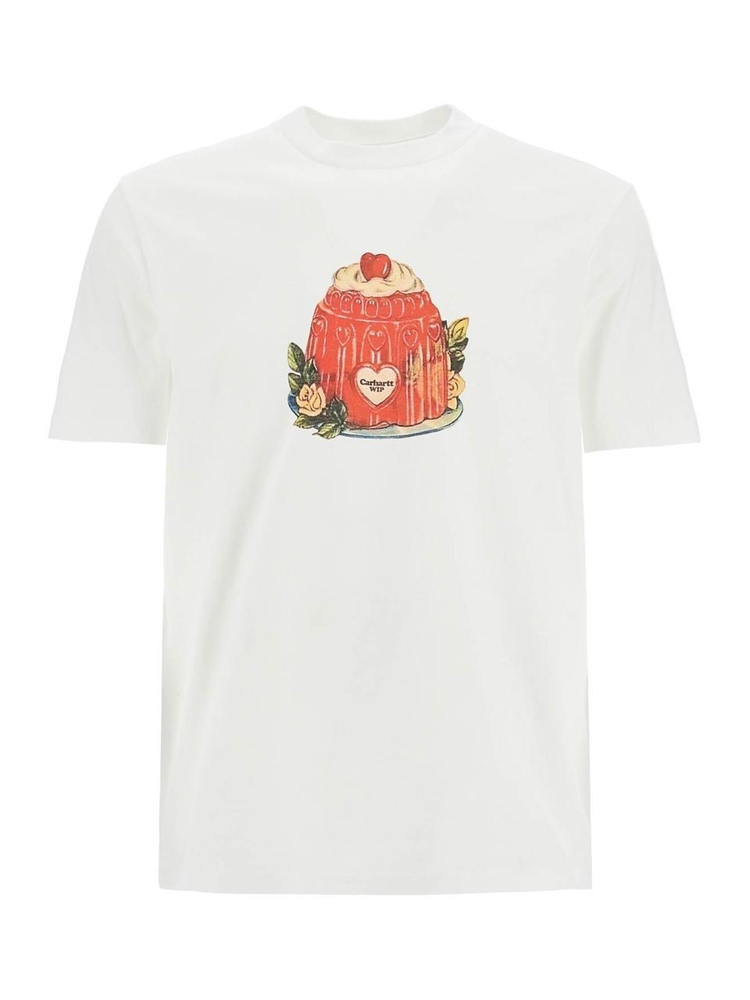 칼하트 SS25 s/s pudding t-shirt I034434 WHITE