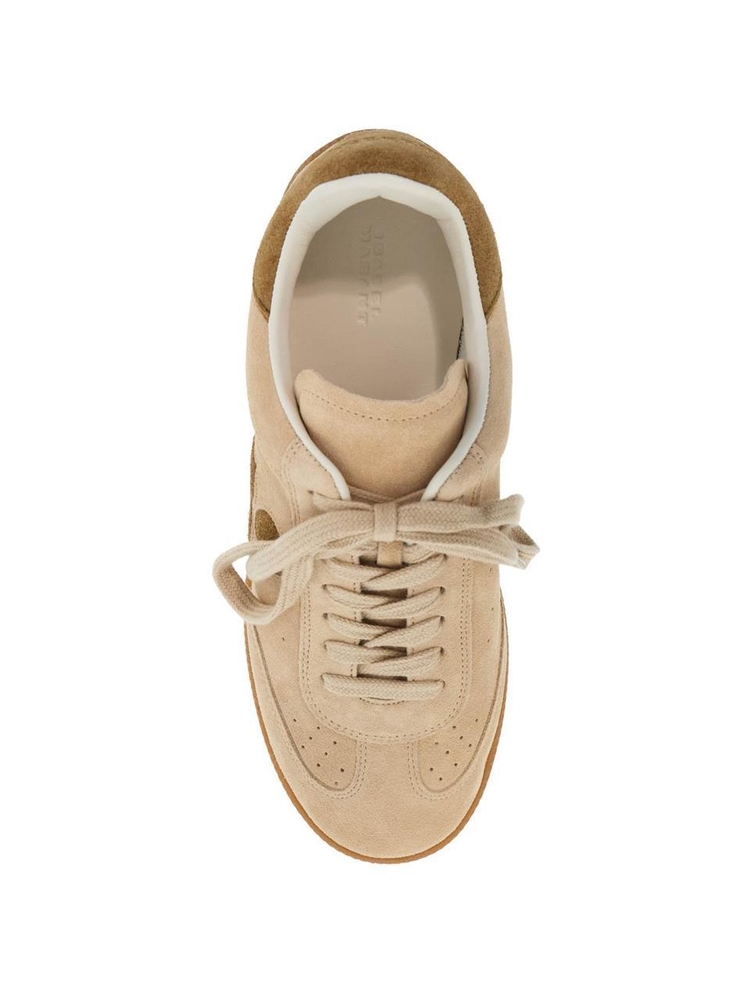 이자벨마랑 FW24 bryce suede leather sneakers in BK0014FA B1E04S TOFFEE/TAUPE