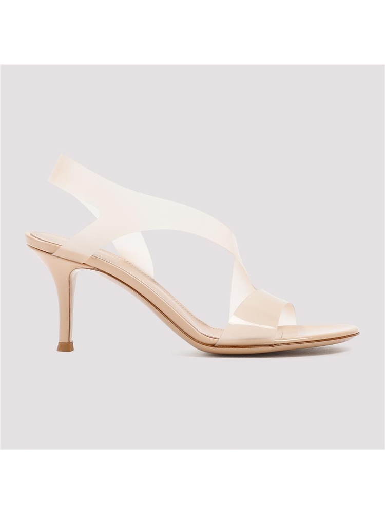 지안비토로시 SS25 Gianvito Rossi PVC Metropolis Sandals G3184370RIC.GSV Nude & Neutrals