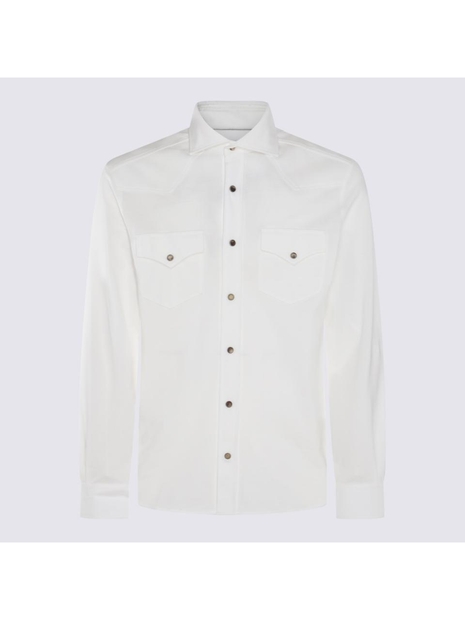 브루넬로쿠치넬리 SS25 Brunello Cucinelli Shirts White ME8546666C7220 White