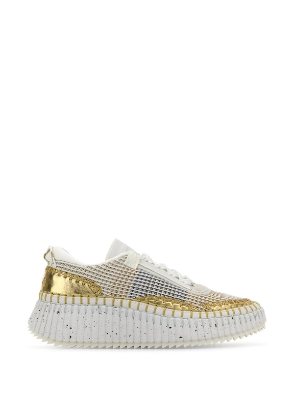 끌로에 SS25 CHLOE SNEAKERS CHC25S579QA 9DA GOLDCOLOR