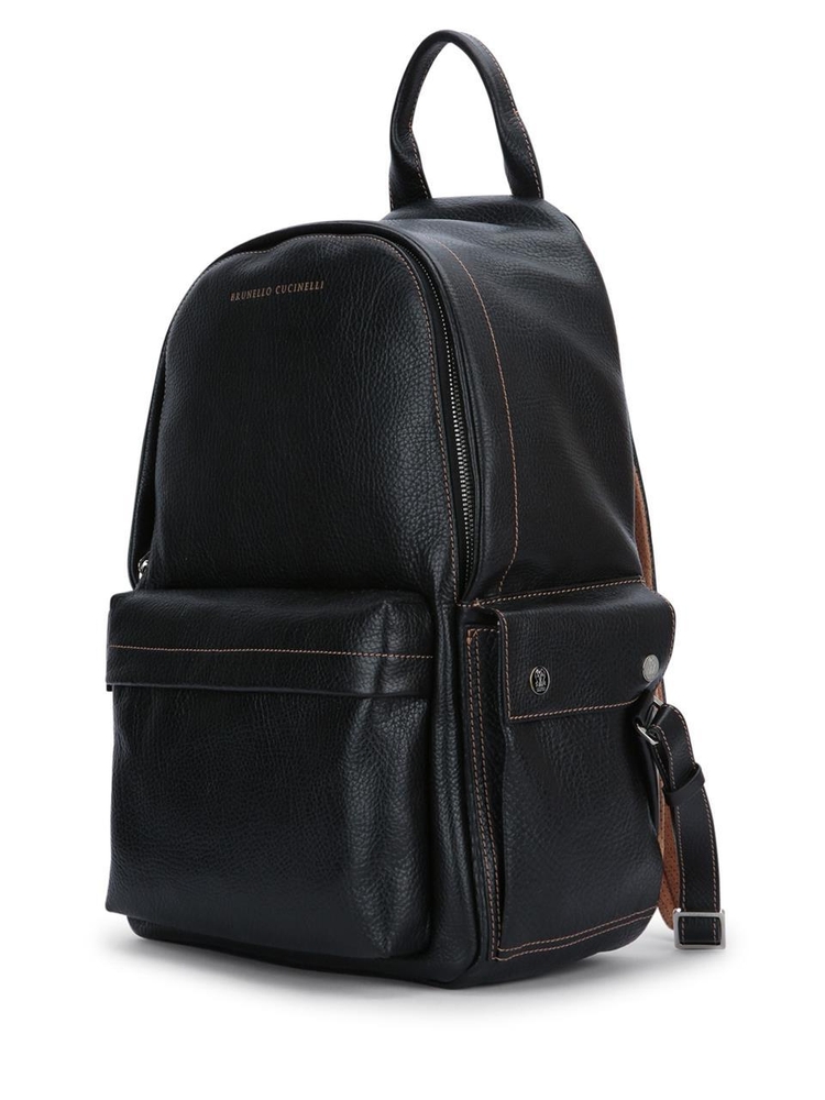 브루넬로쿠치넬리 FW24 BRUNELLO CUCINELLI BACKPACKS MBZIU243 C101 NERO