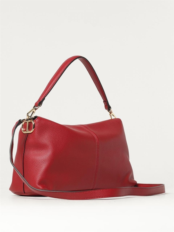 트윈셋 FW24 Taylor Twinset Synthetic Leather Bag 242TD8172 00740 Red