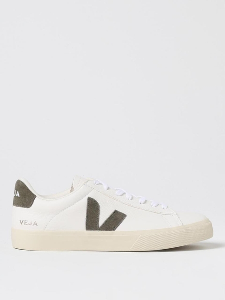 베자 FW24 Campo Chromefree Veja Leather Sneakers CP0502347 EXTRA-WHITE_KAKI White