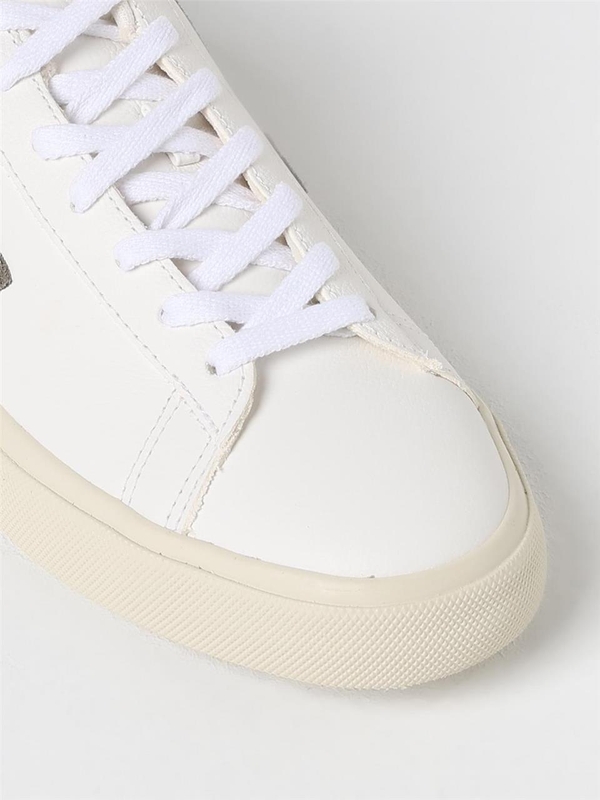 베자 FW24 Campo Chromefree Veja Leather Sneakers CP0502347 EXTRA-WHITE_KAKI White