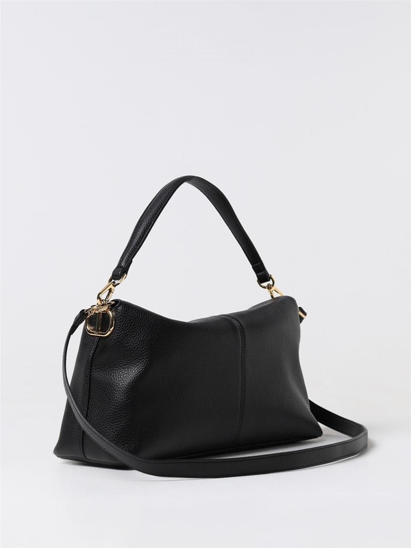 트윈셋 FW24 Taylor Twinset Synthetic Leather Bag 242TD8172 00006 Black