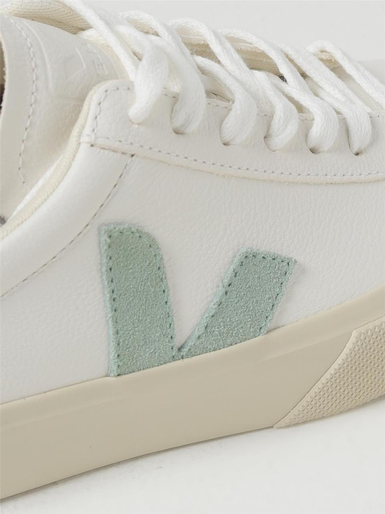 베자 FW24 Veja Field Leather Sneakers CP0502485 EXTRA-WHITE_MATCHA White