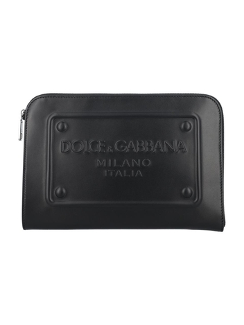 돌체앤가바나 FW24 Dolce & Gabbana Plaque pouch Bags Black BM1751AG21880999 Black