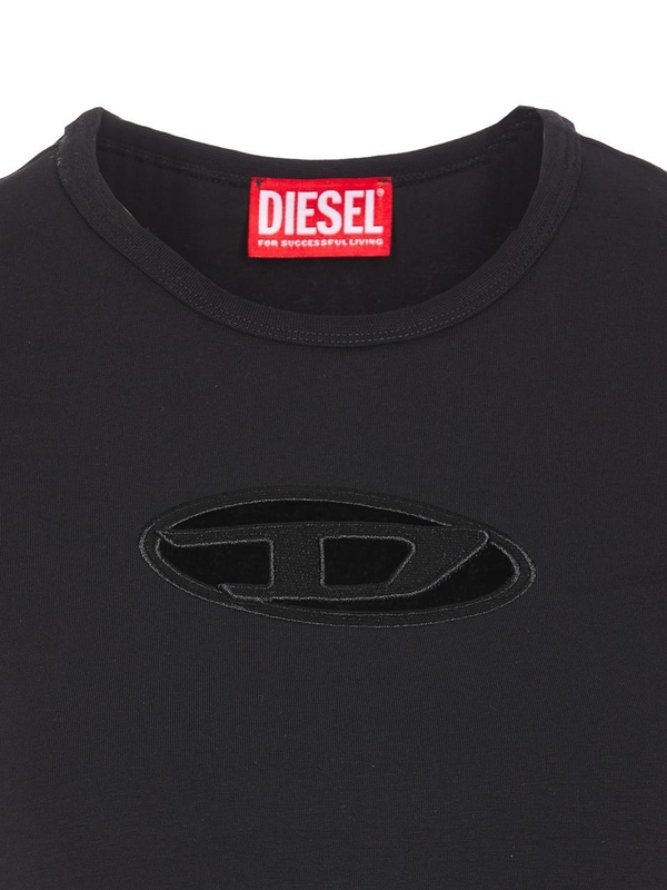 디젤 FW24 Diesel T-shirts and Polos Black A062680AFAA9XX Black