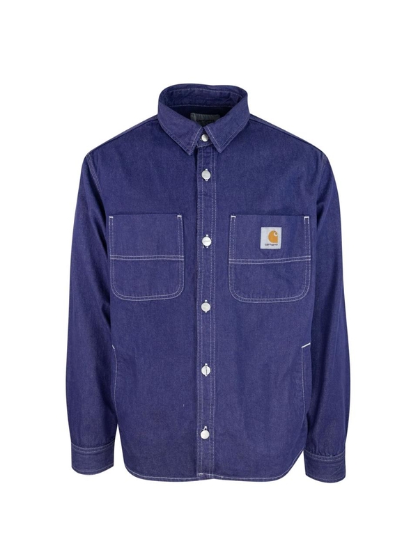 칼하트 FW24 Glenn Jac Shirt I0338882BZ02 Blue