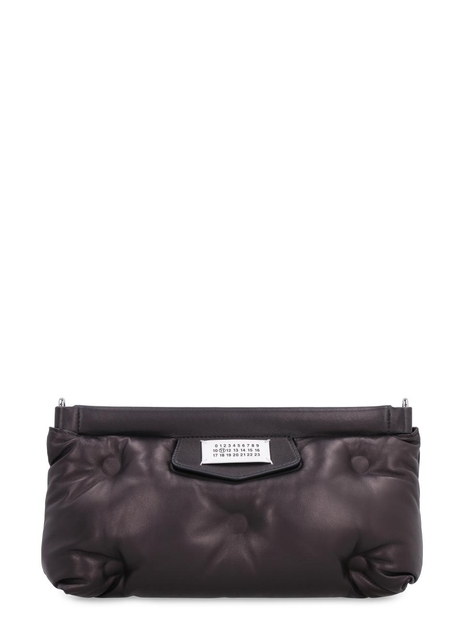 메종마르지엘라 CO Glam Slam quilted leather bag S56WF0160P4300_T8013 black