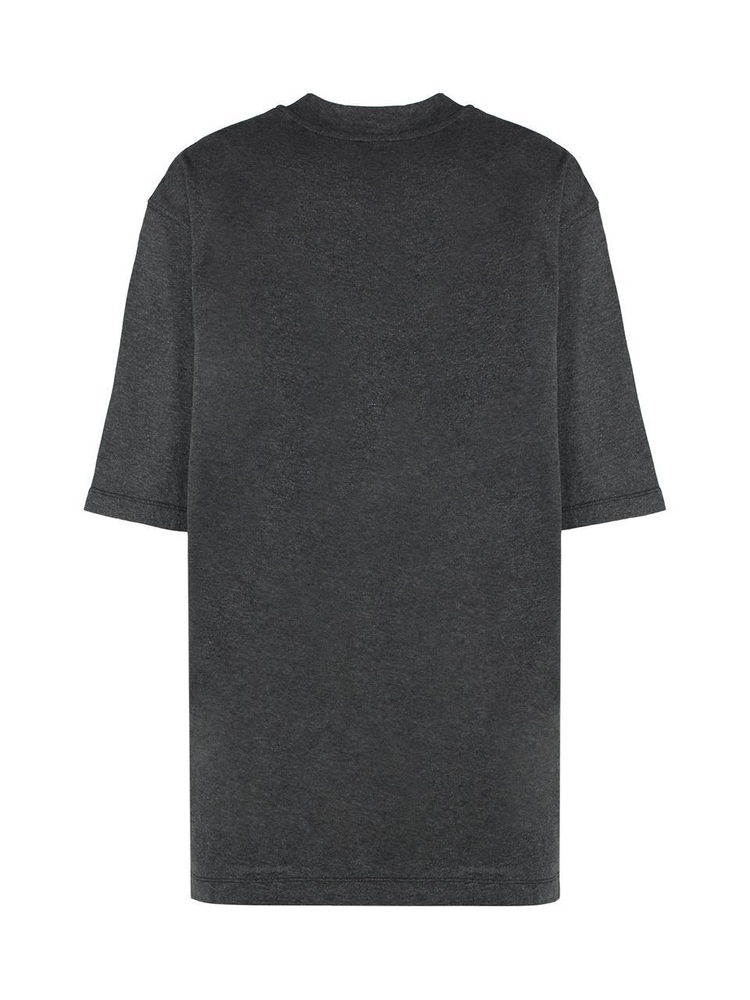 아워레가시 FW24 Big Cotton crew-neck T-shirt W4246BD_DarkGreyMelange grey