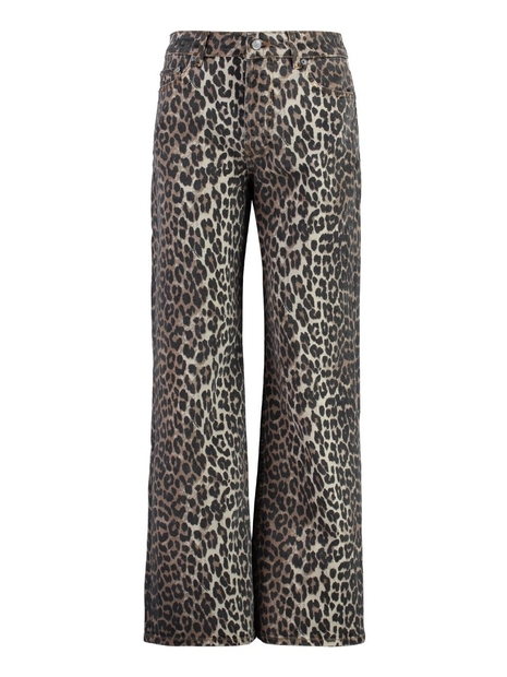 가니 SS25 5-pocket straight-leg jeans J15276508_943 Animalier