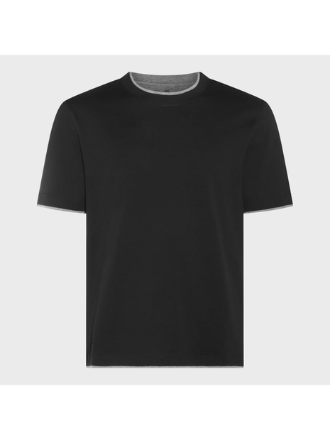 브루넬로쿠치넬리 SS25 Brunello Cucinelli T-shirts and Polos Black M0B137427CCB75 Black